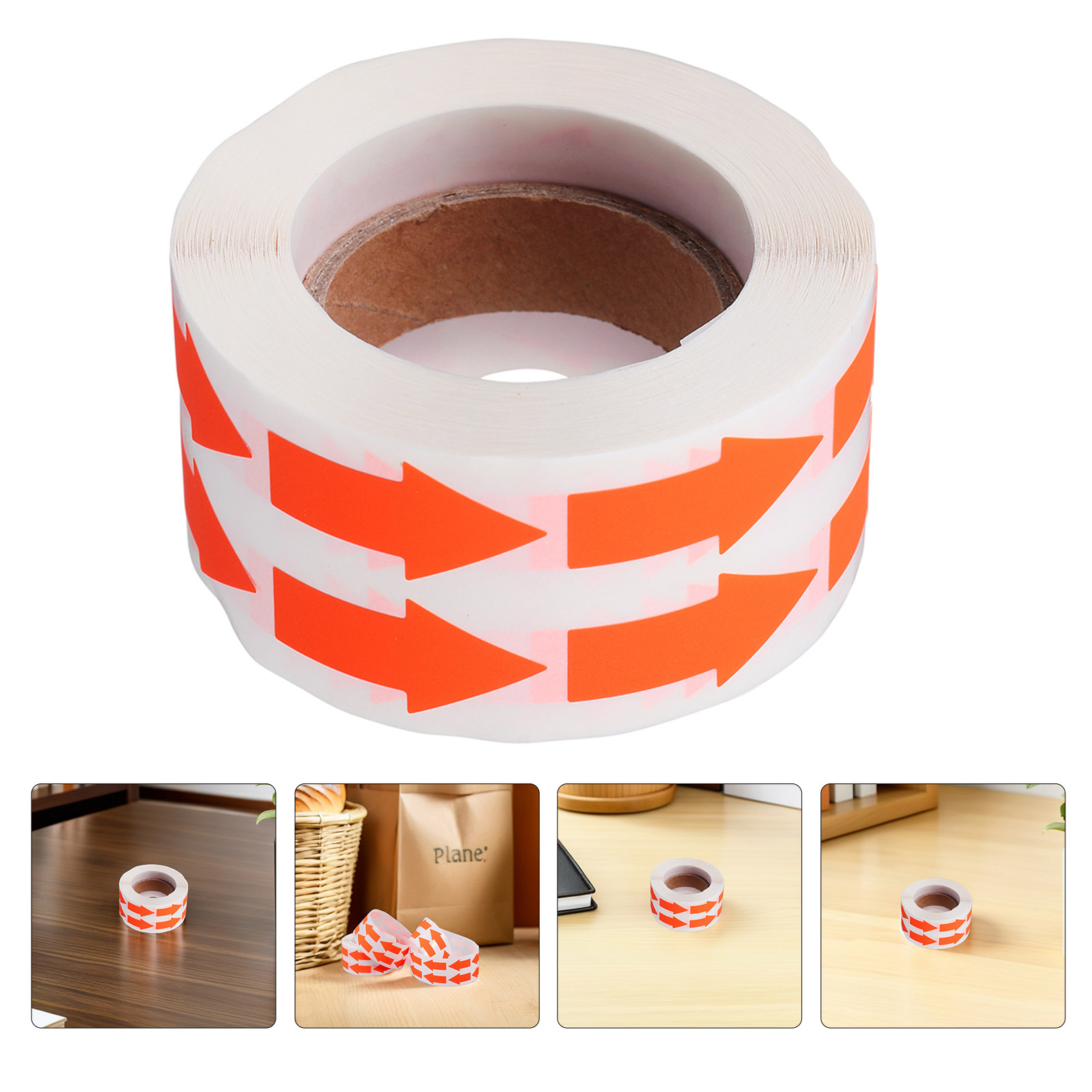 Sticker Label Roll - 2롤 형광 화살표 스티커 접착식 발광