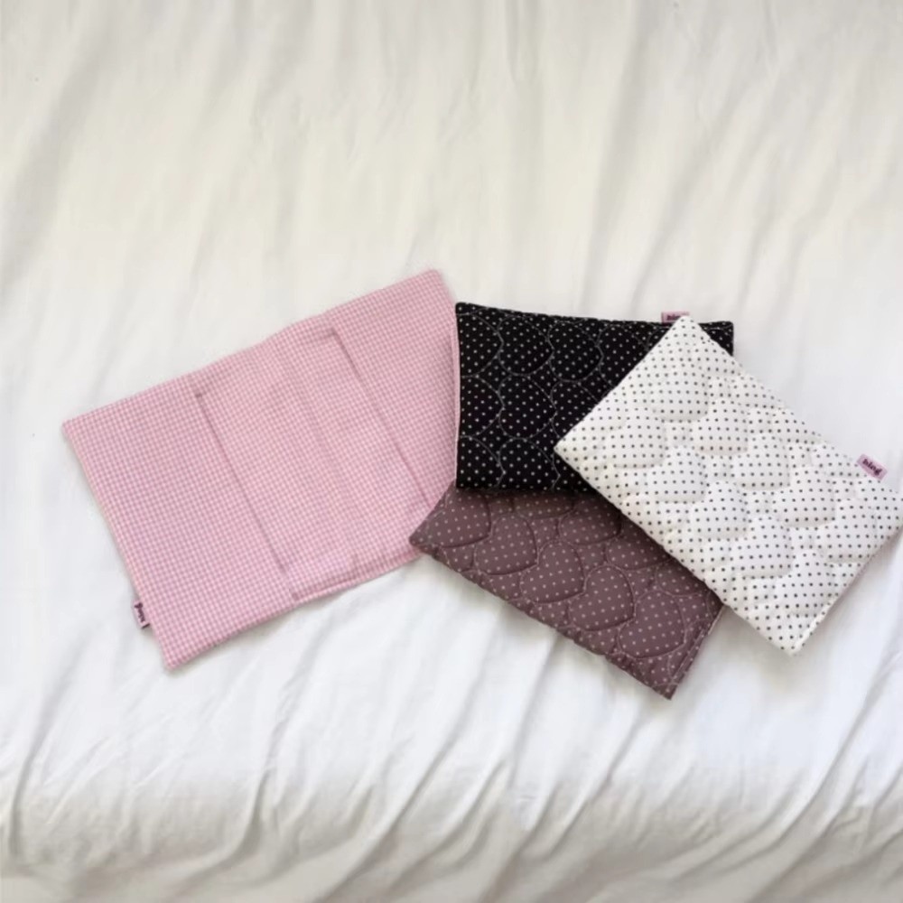 Notebook Dotted A5 - 귀여운 퀼팅 면 소재 A5 북