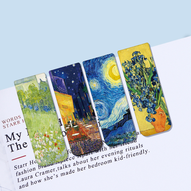 Paperclip Magnetic Set - 4Pcs 자기 북마크 세트, 창의적인 세계적으로