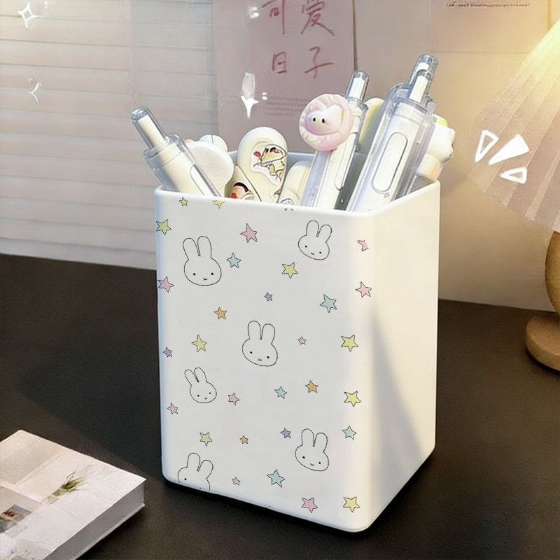 새로운 미피 토끼 데스크탑 펜 홀더 창의적인 만화 문구 - Stationery Supplier 리뷰 및 가격