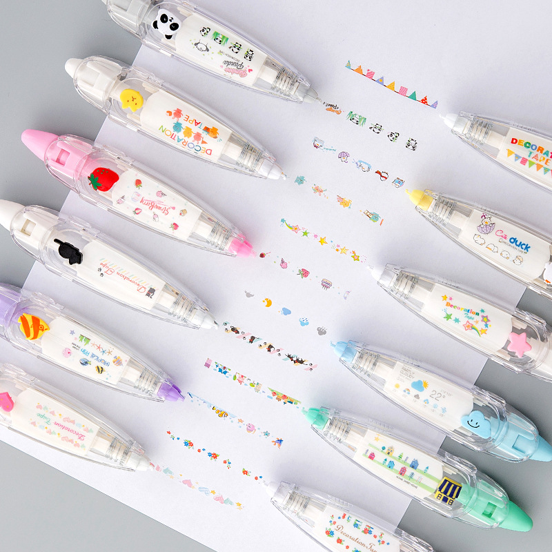 KawaiiDuck 팬더 체리 물고기 풍선 딸기 프레스 - Correction Tape Roller 리뷰 및 가격