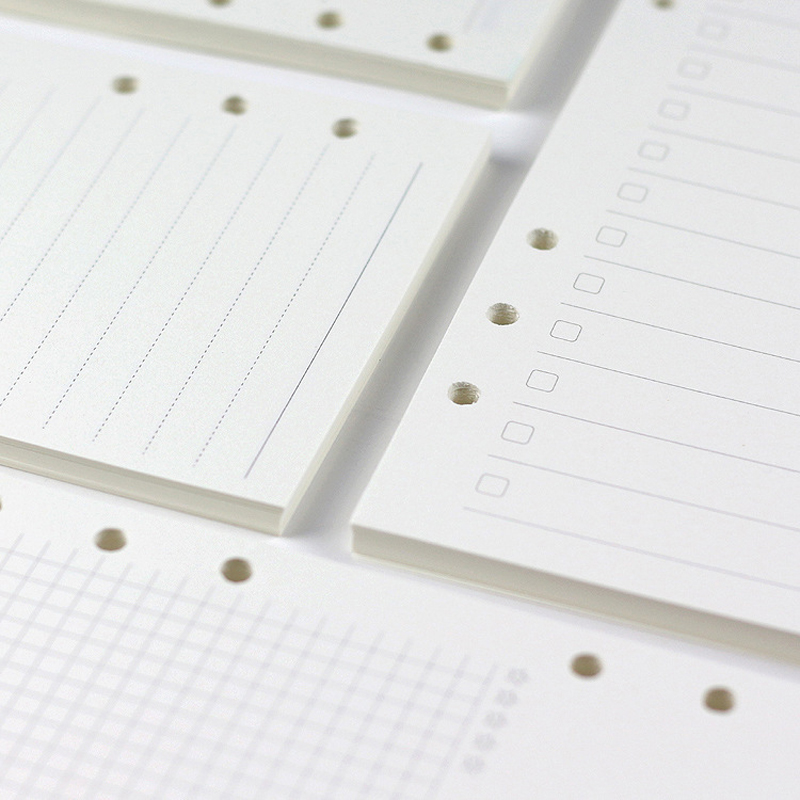 45 매 A5 A6A7 루스 리프 노트 리필 나선형 바 - Notebook Dotted A5 리뷰 및 가격