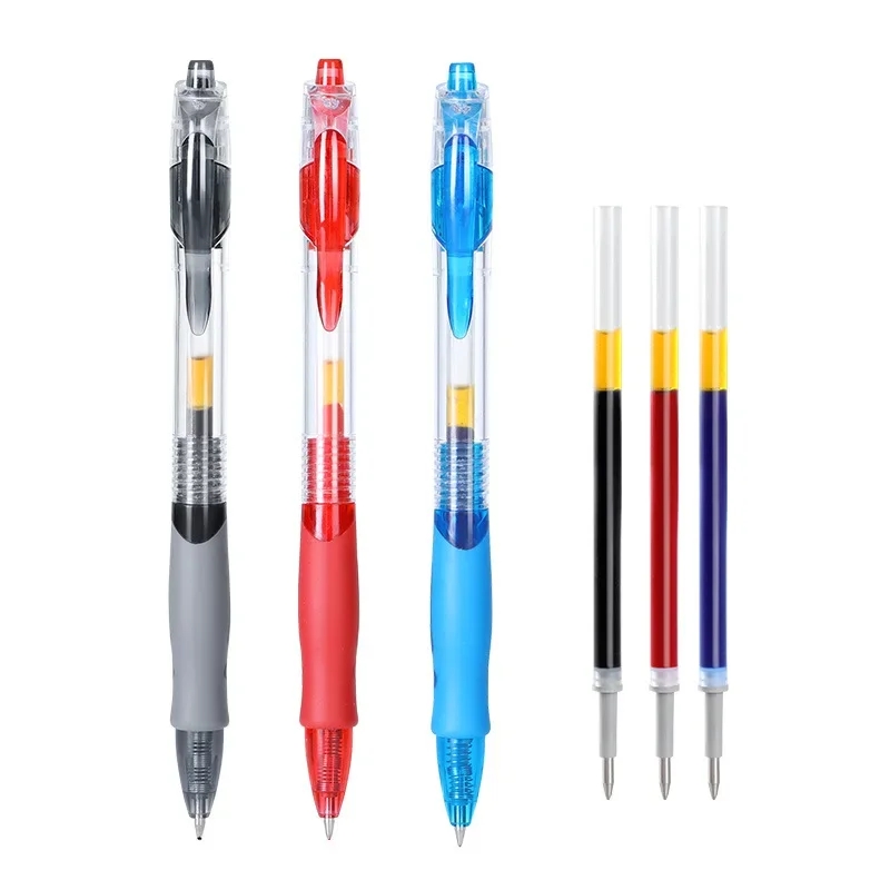 13/30개입 리트랙터블 젤 펜 세트, 검정/빨강/파랑 - Stationery Supplier 리뷰 및 가격