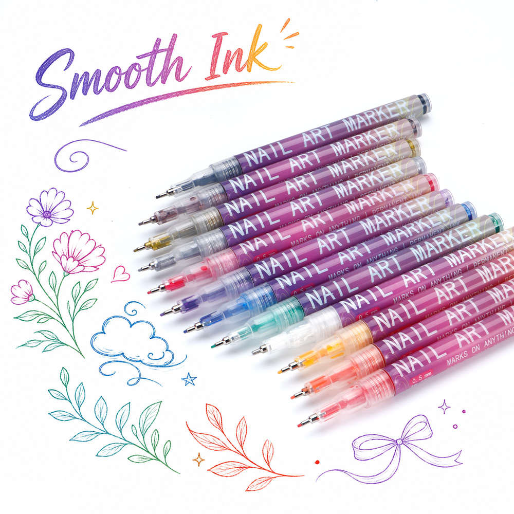 12 Pcs 0.5mm 파인 라인 마커 펜 수성 부드러 - Fountain Pen Ink 리뷰 및 가격