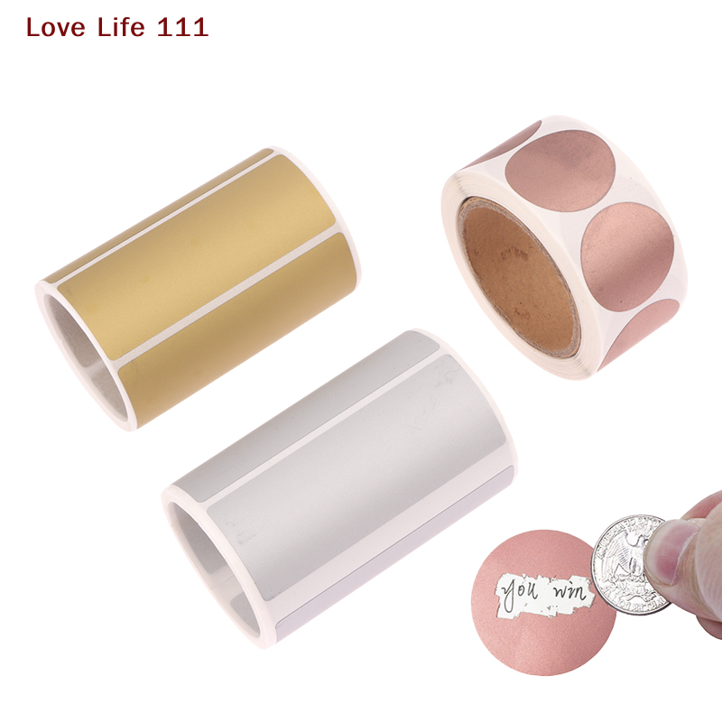 신제품 300개/롤 긁어내는 스티커 라벨 비밀 코드 커 - Sticker Label Roll 리뷰 및 가격