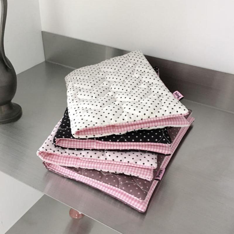 폴카 도트 무늬 A5 사이즈 책 커버, 퀼팅 처리된 면 - Notebook Dotted A5 리뷰 및 가격
