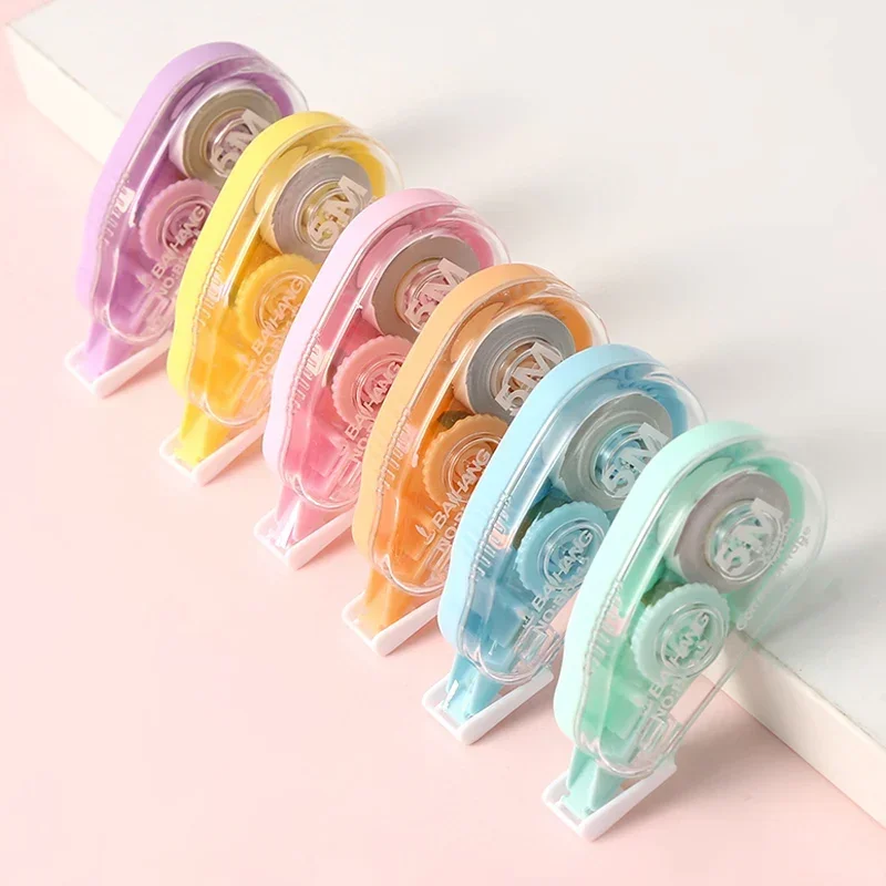 6 개/대 화이트 아웃 교정 테이프 여러 색상 학생 카 - Correction Tape Roller 리뷰 및 가격